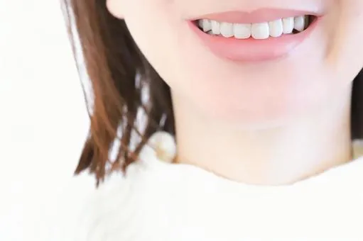 綺麗な歯並びの女性